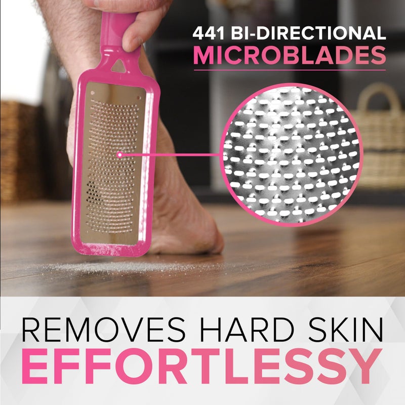NYK1 Pedicure Rasp for Dry Hard Skin - Effective Foot File Genuine MEGAFILE Heel Care Callus Remover Dry Dead Skin Egg Corn Sander Scrubber Pumice Stone Alternative Ped Pedi Grater Files Add on Item - Image 3